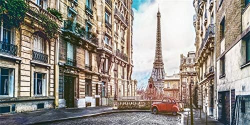 Yeele 20x10ft Eiffel Tower Backdrop para fotografia Romântica França Paris Old Retro Europeu Antecedentes