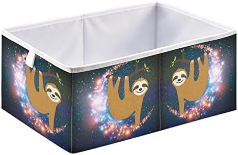Espaço Emelivor Preguiça colorida Cubos de armazenamento colorido Cubos de armazenamento dobrável Cesta de brinquedos