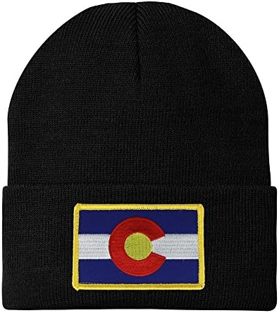 Feito nos EUA - Bandeira do Estado do Colorado bordado Patch Winter Long foneão