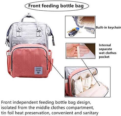 Bolsas de fraldas multifuncionais para Bolsas de Backpack de Mochila Viagem para Baby Viagem