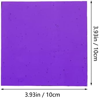 Ferramenta quadrada do ukcoco Blue Cobalt Glass Sheet Labs Reação Flama Placa de vidro Folha de química