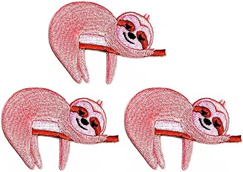 Kleenplus 3pcs. Ferro de preguiça rosa em manchas Sleeping Urrador de urso preguiçoso Kids Fashion Style