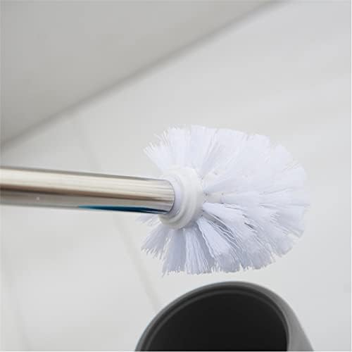 Escova de vaso sanitário de aço inoxidável CDYD, conjunto de escovas de limpeza, escova de higiene de alça longa