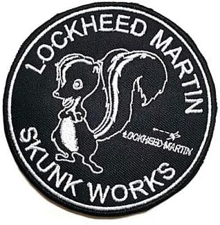 Lockheed-Martin Skunk Works Militar Hook Loop Tactics Morale Bordoused Patch