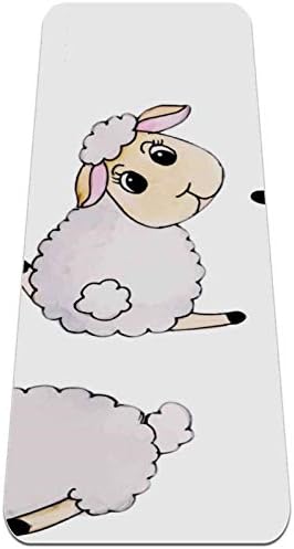 Siebzeh ovelha fofa premium de ioga grossa MAT ecológico Saúde e fitness non Slip Tapete para todos