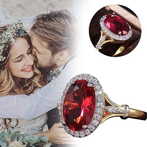 Gift Jewelry Ring Ladies Engagement Copper Copper Rings elegante de Rodium, Anel Dainty