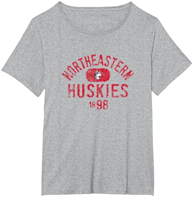 Northeastern Huskies 1898 T-shirt de logotipo vintage