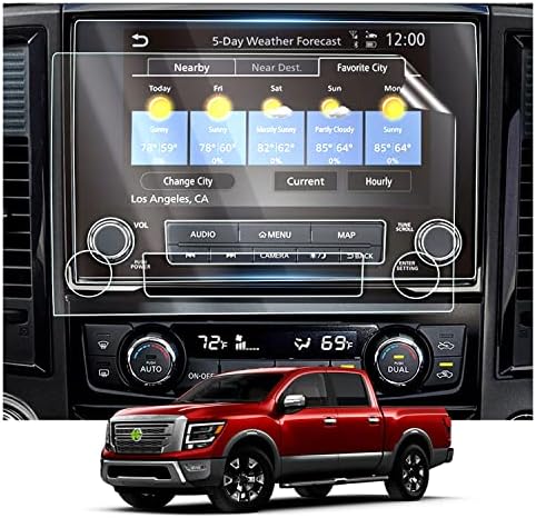 Protetor de tela Ruiya para Nissan Titan 2020+ 8/9/9 polegadas GPS e Infotainment Criação de toque Nissan