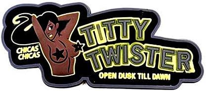 3 peças Titty Twister Military Hook Loop Tactics Morale Pvc Patch