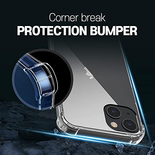 Rotão para iPhone 13 Pro Max Case, Screen and Camera Protection Tampa, para -choques de proteção