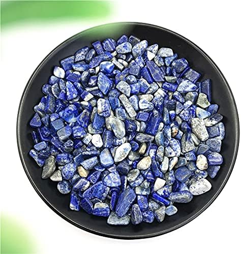 Binnanfang AC216 3 Tamanho 50g Lapis azul natural Lazuli Quartz Cristal Pedras de cascalho Decoração de amostra