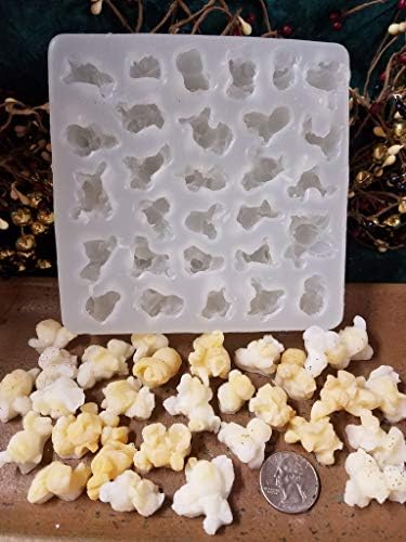 Popcorn incorpora 29 molde de silicone de cavidade 5064 alimentos-soap-resinível-flexível