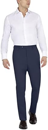 Dkny Mens Modern Fit de alto desempenho separa as calças de vestido, sólido marinho, 40w x 30l US