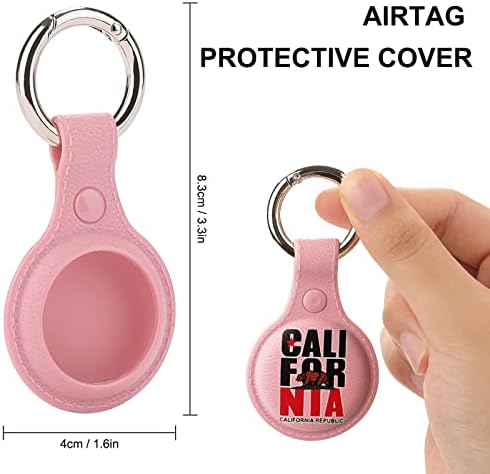 Suporte de urso de cali para airtag anel de chave tpu tag de capa de proteção de proteção para carteira de
