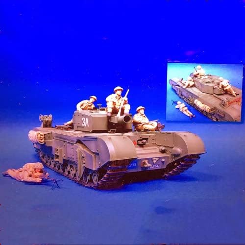 1/35 Soldados britânicos da Segunda Guerra Mundial Kit Modelo de Resina Modelo Modelo Partes // G0XS3-7