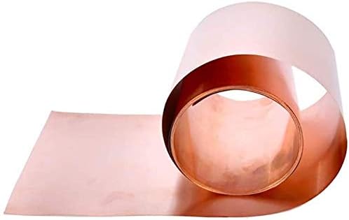 Havefun Metal Copper Foil Folha de cobre Folha de cobre Dupla lidra de rolo condutora Largura de