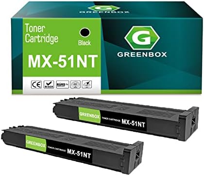 GreenBox compatível com MX51NT Substituição de cartucho de tone de alto rendimento para MX-51NT para MX-4110N