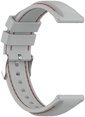 Fiturn 3 pacote 22mm Silicone Retwan Watch Band Strap Compatível com Fossil Gen 5 Julianna, Q Wander/Fundador/Marshal/Gen