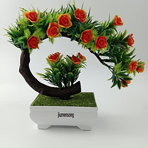 Jiumensong Plants Artificial, exceto as árvores de Natal Plant Desktop em vasos de bomte