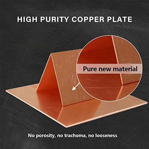 Lieber Iluminação Placa Brass Folha de cobre Metal 99,9% Cu Placa de papel alumínio
