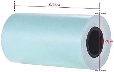 Twdyc 30 rolos papel térmico com adesivo imprimível autoadesivo rolo de papel direto 5730mm para