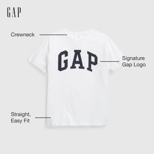 T-shirt com manga curta de manga curta dos meninos de gap Gap