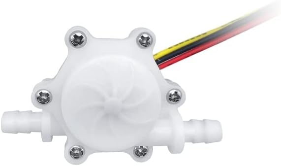 FLUXO Senor Digital Flowmeter Alarmer 0.15-1.5lpm od 6mm plug nylon Hall Efeito Sensor de fluxo de