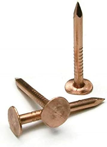 1 Hassel suave Solid Copper Roofing Nails 10 Bedage USA Made - Qty 1000