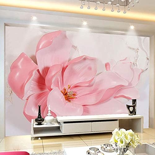 Huijie Photo Wallpaper, personalizado 3d grande papel de parede mural HD Modern estéreo alívio flores de sofá