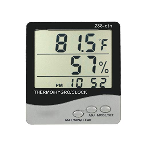 YASEZ Termômetro Digital Termômetro LCD Indoor-Outdo
