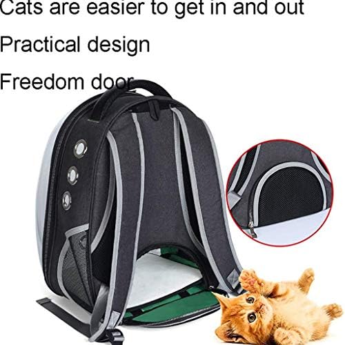 Saco de ombro portátil de gatos de cães de palha, bolsa de viagem suprimentos para animais de estimação de mochila