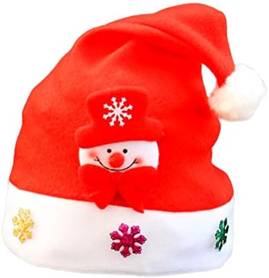 Besportble 4pcs Christmas Papai Noel Hats adoráveisas de natal de natal Favors Favors Photo Prop para crianças