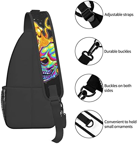 Yamegoun Sling Bag Travel Crossbody Backpack ombro de pacote de peito Daypack para mulheres
