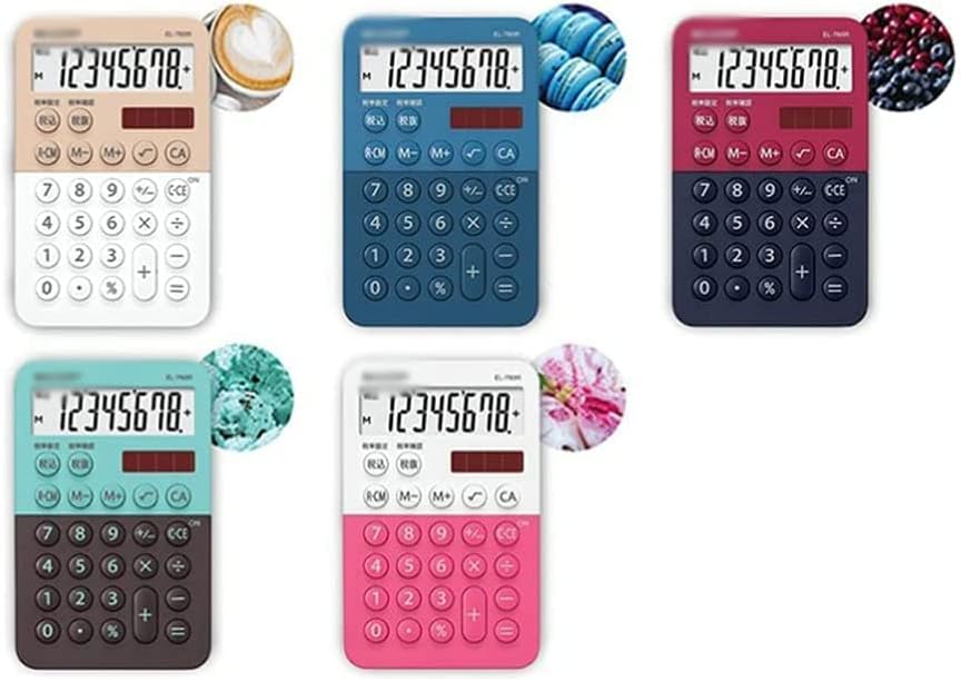 Calculadora de depila calculadora de 8 dígitos calculadoras de mesa básica Bateria solar potência