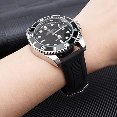 Ilazi Silicone Watch Band 16mm 18mm 20mm 22mm Universal Redunda Rubrote