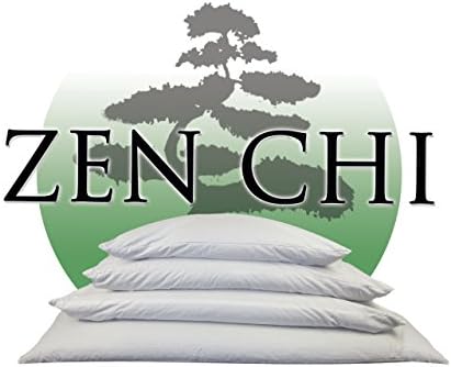 Travesseiro de trigo sarraceno zen chi - tamanho gêmeo orgânico w Tecnologia de resfriamento natural -