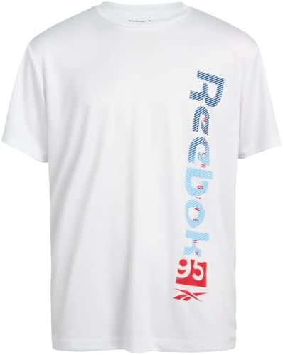 T-shirt ativa dos garotos da Reebok-camisa de performance seco de 2 pacote para meninos-tee de esportes