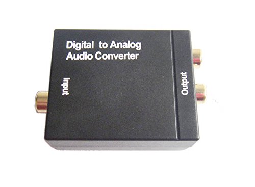 EasyDay Digital para Analog Audio Converter com toslink óptico digital e s/pdif entradas coaxiais