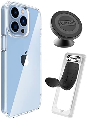 Cristalaria de Scooch para iPhone 13 Pro Pontes com Wingback e Wingmount Magnetic Car Mount