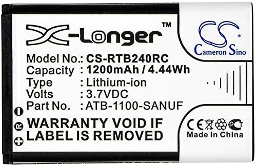 Cameron Sino New 1200MahReplaceming Battery Fit Rti Pro, Pro24.i, Pro24.r, Pro24.r V2, Pro24.z
