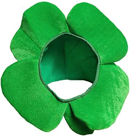 Chapéu do dia do dia de São Patrício Quatro Captos de Partido das Folhas Mulheres Cluve Shamrock Green Cap