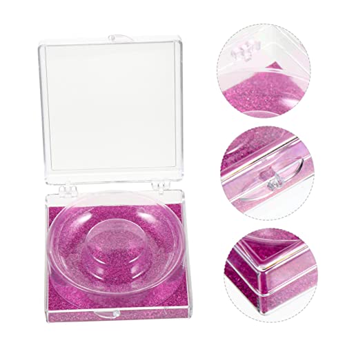 Fomiyes 6pcs embalagem de alta caixa transparente Caixa de cílios de plástico Bandeja de cílios falsos de pálpebra