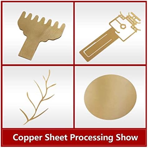 Placa de folha de metal de metal de chapas de cobre Yiwango, adequada para construtores, modelos de espessura