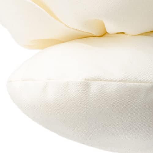 Almofamentos de arremesso em forma de flor 3D oiseauuvoler com inserção incluída Decorativa Decorativa de sotaque handmade Almofada redonda de travesseiro para sofá Decoração estética de casa de 12 polegadas de 12 polegadas