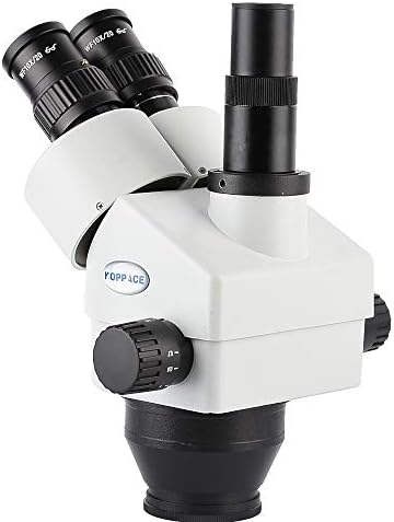 Koppace 3.5x-45x WF10X Ecyepes, lente de microscópio estéreo trinocular, 23,2 mm de ocular eletrônica,