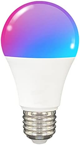 Lâmpada Sparkleiot Tuya Smart, lâmpada WiFi com mudança de cor e diminuído, compatível com Alexa e Google