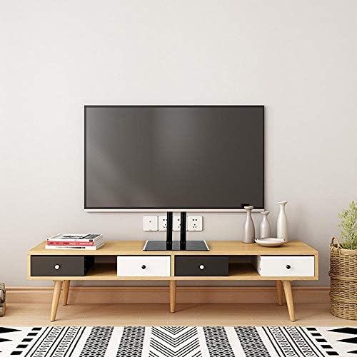 Suporte de parede de tv em aço inoxidável para a maioria das TVs curvas planas de 32 a 65 polegadas, suporte de