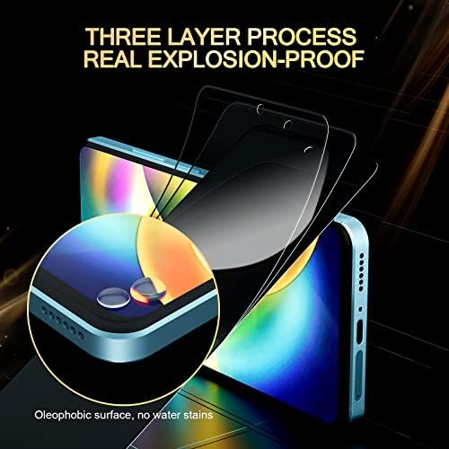Akabeila [3 pacote] Protetor de tela de privacidade para o Samsung Galaxy A53 5G/A51 4G 5G Vidro