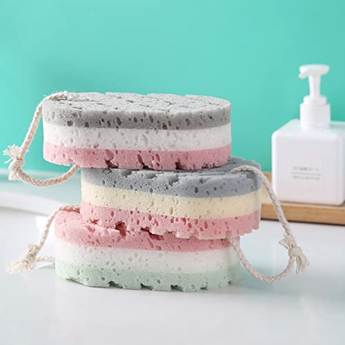 Banho de banho de banho esponja esponja 12 PCs toalhas traseiras Esponja Esponja Esponja Ferramenta