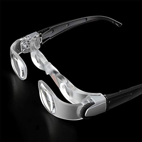 Qzy 2.1x luxinas binoculares idosos lendo pesca assistindo linhas de linhagem de TV 0-300 graus óculos